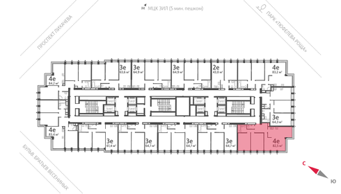 84,3 м², 3-комнатная квартира 36 000 000 ₽ - изображение 57