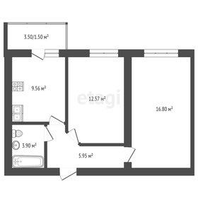 Квартира 49,8 м², 2-комнатная - изображение 1