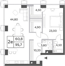 98,9 м², 2-комнатная квартира 53 351 088 ₽ - изображение 44