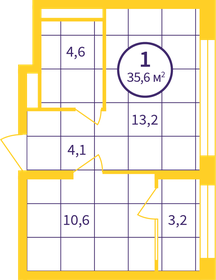 37,2 м², 1-комнатная квартира 5 100 000 ₽ - изображение 60