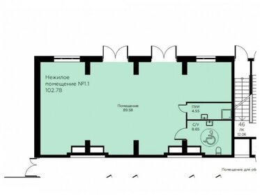 105 м², торговое помещение 262 600 ₽ в месяц - изображение 21