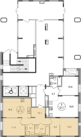 60,7 м², 2-комнатная квартира 18 594 704 ₽ - изображение 46