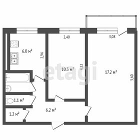 Квартира 37,7 м², 2-комнатная - изображение 4