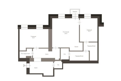 Квартира 90 м², 3-комнатная - изображение 2