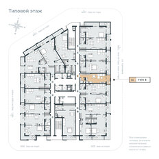 Квартира 41,5 м², 1-комнатные - изображение 2