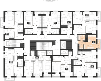 57,1 м², 3-комнатная квартира 3 350 000 ₽ - изображение 25