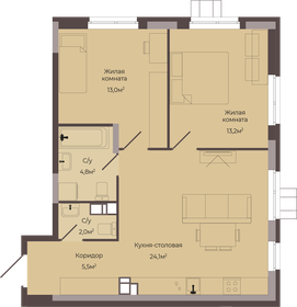 62,6 м², 3-комнатная квартира 8 200 000 ₽ - изображение 40