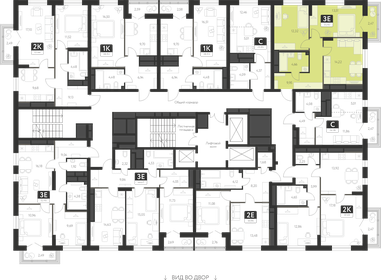 Квартира 55,4 м², 2-комнатная - изображение 2