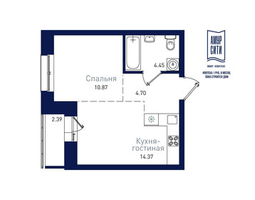 Квартира 37,2 м², 1-комнатная - изображение 1