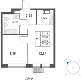 30,4 м², 1-комнатная квартира 7 400 000 ₽ - изображение 68