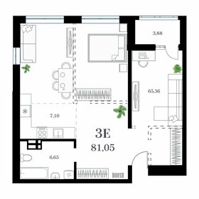 78,4 м², 2-комнатная квартира 16 470 300 ₽ - изображение 15