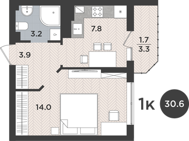 22 м², 1-комнатная квартира 3 300 000 ₽ - изображение 95