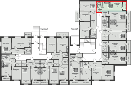 18,4 м², квартира-студия 2 400 000 ₽ - изображение 81