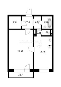 48,9 м², 1-комнатная квартира 3 800 000 ₽ - изображение 10