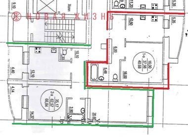 74,1 м², 2-комнатная квартира 6 000 000 ₽ - изображение 93