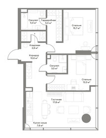 Квартира 81,9 м², 2-комнатная - изображение 2