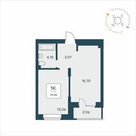 31 м², квартира-студия 5 450 000 ₽ - изображение 21
