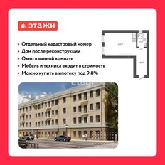 Квартира 26,8 м², студия - изображение 1