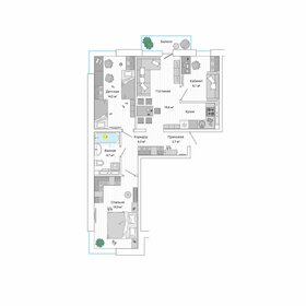 Квартира 72,3 м², 4-комнатная - изображение 1