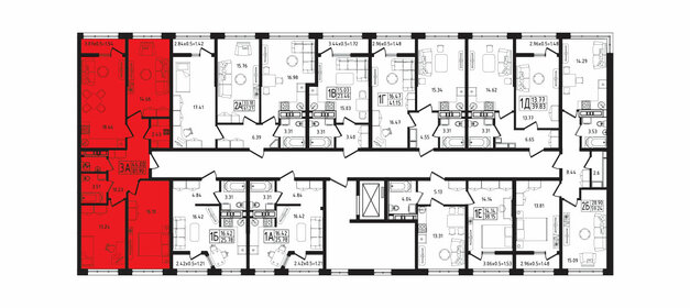 69,4 м², 3-комнатная квартира 5 250 000 ₽ - изображение 83