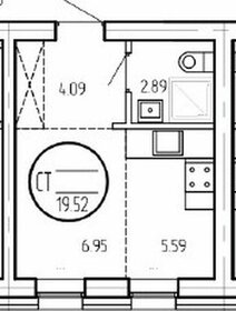 Квартира 19,5 м², студия - изображение 2