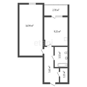 Квартира 38,1 м², 1-комнатная - изображение 1