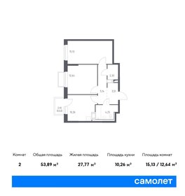 55 м², 2-комнатная квартира 8 800 000 ₽ - изображение 67