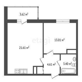 Квартира 41,9 м², 1-комнатная - изображение 1