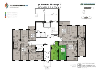 33,5 м², 1-комнатная квартира 3 820 409 ₽ - изображение 32