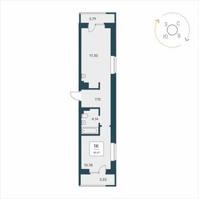74 м², 2-комнатная квартира 5 900 000 ₽ - изображение 53