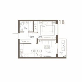 25,1 м², 1-комнатная квартира 3 113 380 ₽ - изображение 31