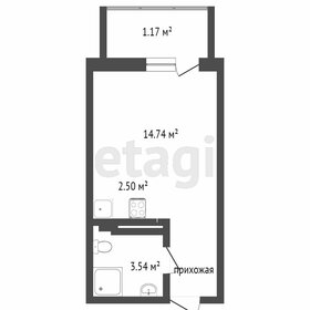 Квартира 20 м², студия - изображение 1