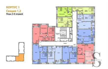 39,9 м², 1-комнатная квартира 5 800 000 ₽ - изображение 2