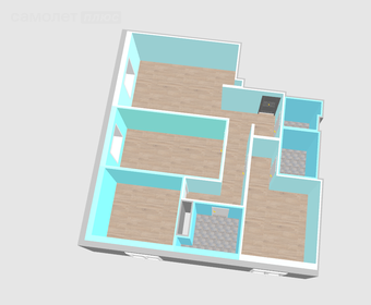 Квартира 77 м², 3-комнатная - изображение 2