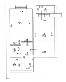 Квартира 40,1 м², 1-комнатная - изображение 1