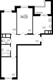 Квартира 77,8 м², 3-комнатная - изображение 1