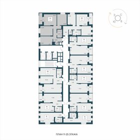 35 м², 1-комнатная квартира 1 600 ₽ в сутки - изображение 88