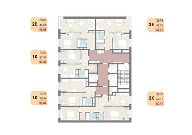 38,3 м², 1-комнатная квартира 9 505 840 ₽ - изображение 26