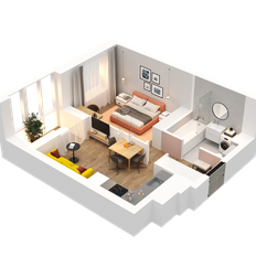 Квартира 37,1 м², 1-комнатная - изображение 2