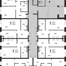 Квартира 37,4 м², 1-комнатная - изображение 2