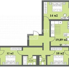 Квартира 80,1 м², 4-комнатная - изображение 3