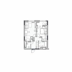 Квартира 44,5 м², 1-комнатная - изображение 2