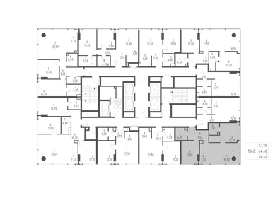 Квартира 64,4 м², 2-комнатная - изображение 3