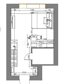 Квартира 25 м², студия - изображение 1