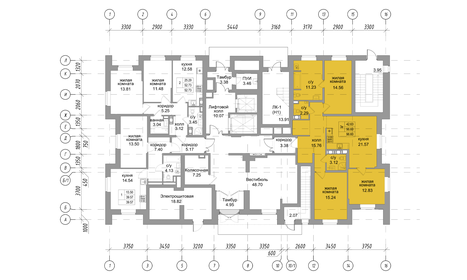 Квартира 98,5 м², 3-комнатная - изображение 2