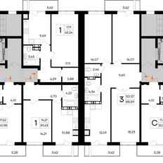 Квартира 57,5 м², 2-комнатная - изображение 2