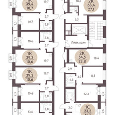 Квартира 39,4 м², 1-комнатная - изображение 3