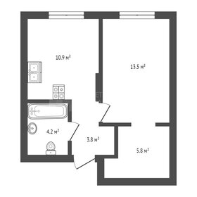 Квартира 38,2 м², 1-комнатная - изображение 1