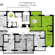 Квартира 67,7 м², 2-комнатная - изображение 2