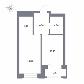 40,7 м², 2-комнатная квартира 9 800 000 ₽ - изображение 44